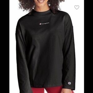Champion Campus Women's Mock Neck Crop NWT